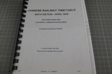 Chinese Railway Timetable