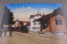 Wängi Station mit Zug