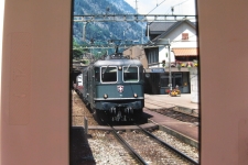 Wassen mit Güterzug, ca 1995