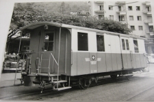 Locarno Bahnhofplatz mit Postwagen