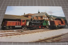 Bahnhof Triengen mit Fahrzeugparade