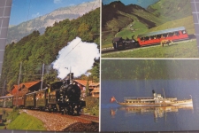 Dampf im Berner Oberland mit Zug 