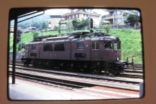 Spiez mit BLS Ae 6/8 208, 1978