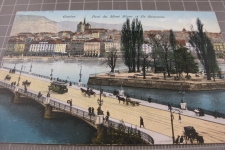 Genève Pont du Mont-Blanc avec Tram 