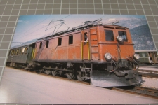 Samedan mit brauner RhB Lok