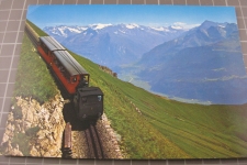 Bei Brienz mit Dampf Zug 
