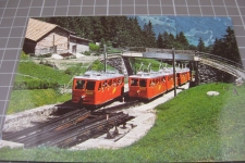 Aemsigen oberhalb Alpnachstad mit Zug