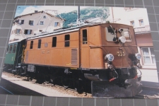 Samedan mit RhB Zug 