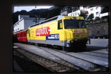 RhB Ge 4/4 III 647 Capito in Disentis 1997