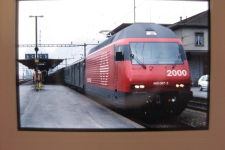 SBB Re 460 in Sion, 1994