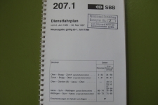 Dienstfahrplan 207.1