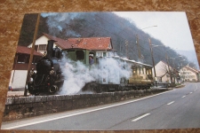 WB Hölstein mit Dampfzug