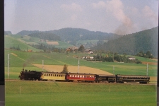 Grosshöchstetten mit Dampfzug