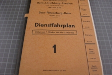BLS Dienstfahrplan 1, 1951/52