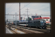 Ae 6/6 in Pratteln, ca 1988