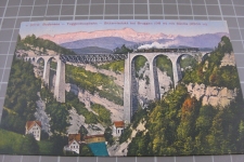 Sitterviadukt bei Bruggen mit Zug 