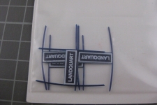 RUCO 4x Bahnhofschild Landquart