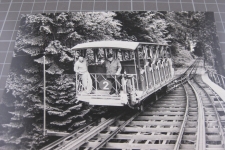 Giessbachfälle mit Bahn