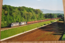 Roggwil mit BLS Zug 
