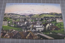 Herisau mit Viadukt und Zug