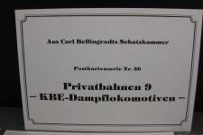 Lot mit 15 AK KBE Dampflokomotiven