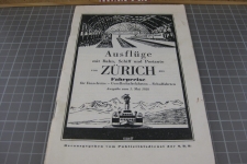 Ausflüge mit Bahn, Schiff und Postauto von Zürich aus, SBB