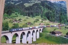 Frutigen mit BLS Zug 