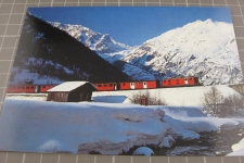 Fiesch mit Zug 