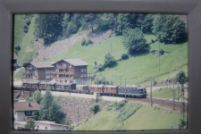 Gotthard Nordrampe mit Re 6/6, ca 1995