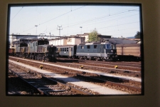 Winterthur mit SBB Krokodilen, ca 1978