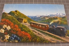Brienz Rothorn mit Dampf Zug 