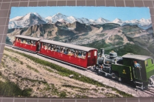 Brienz Rothorn mit Dampf Zug 