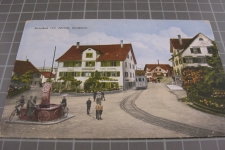 Wetzikon Dorfplatz mit Tram