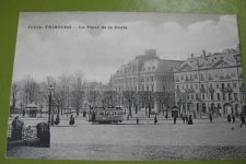 Fribourg La Place de la Poste Tram