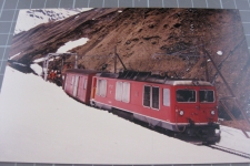 Realp Steffenbachbrücke mit Zug