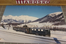 Ge 4/4 608 bei Pontresina 1973