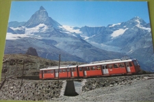 Gornergrat mit Matterhorn und Zug