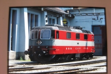 Erstfeld mit Swiss-Express Lok, ca 1995