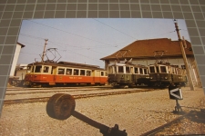 Täuffelen mit Depot und Zügen