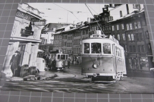 Fribourg place du Tilleul avec Tram 