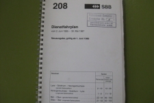 Dienstfahrplan 208