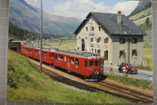 Bernina Suot mit RhB Zug