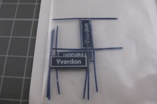 RUCO 4x Bahnhofschild Yverdon