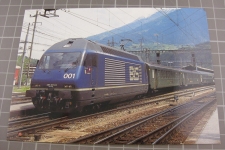 BLS Bern Lötschberg Simplon Lok mit Zug 