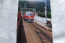Filisur mit RhB Zug, 1990 
