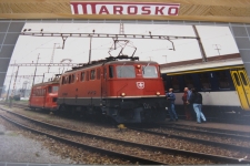 Lenzburg 1994 roter Pfeil OeBB