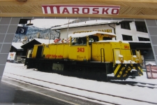 Gmf 4/4 243 in Klosters 2000