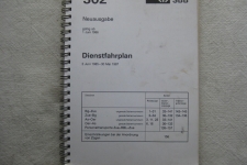 Dienstfahrplan 302