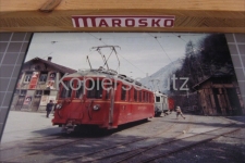 Schwanden mit Sernftalbahn, ca 1968
