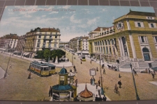 Genève Rue du Mont-Blanc avec Tram 